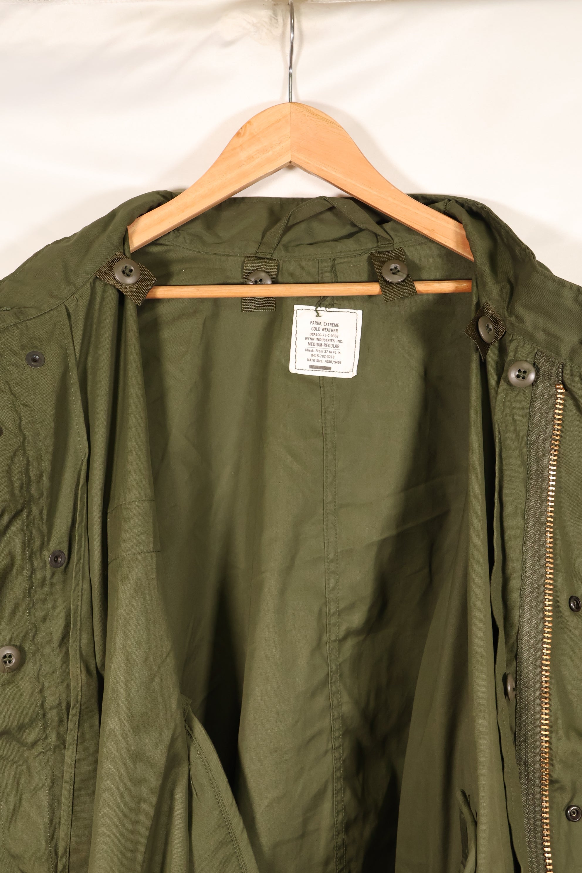 1973 Contract M-R M65 Field Parka Fishtail Parka, almost unused, no hood.