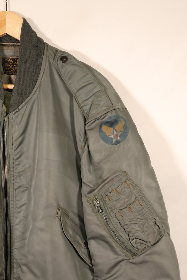 Early 1950s, EX-LARGE, U.S. Air Force (USAF), L2-B, Light Zone, Flight Jacket, Used
