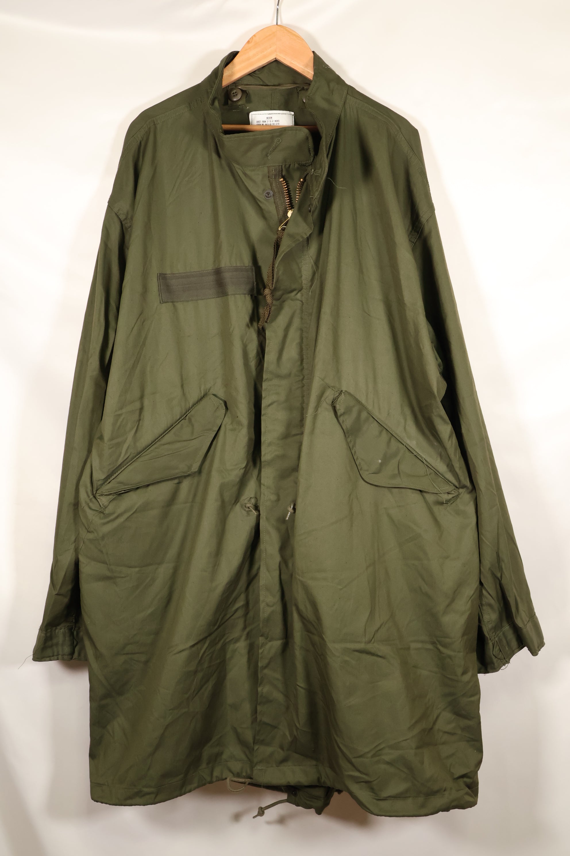 1983 Contract MEDIUM M65 Field Parka Fishtail Parka Almost unused Shell only B
