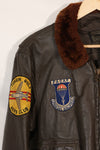 1968 contract size 42 US Navy G-1 flight jacket FAIRECONRON ONE used