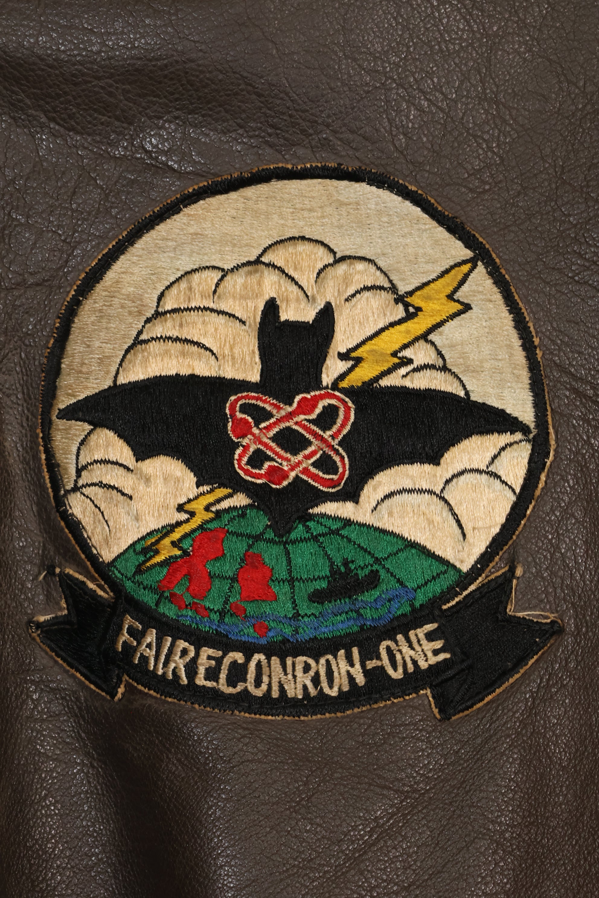 1968 contract size 42 US Navy G-1 flight jacket FAIRECONRON ONE used