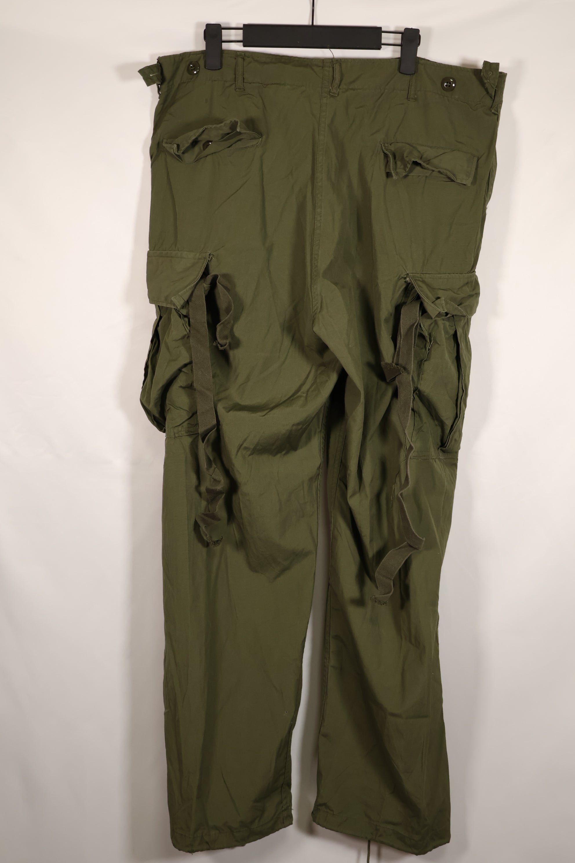 Real 2nd Model Jungle Fatigue Pants Large-Regular, almost unused, with leg ties