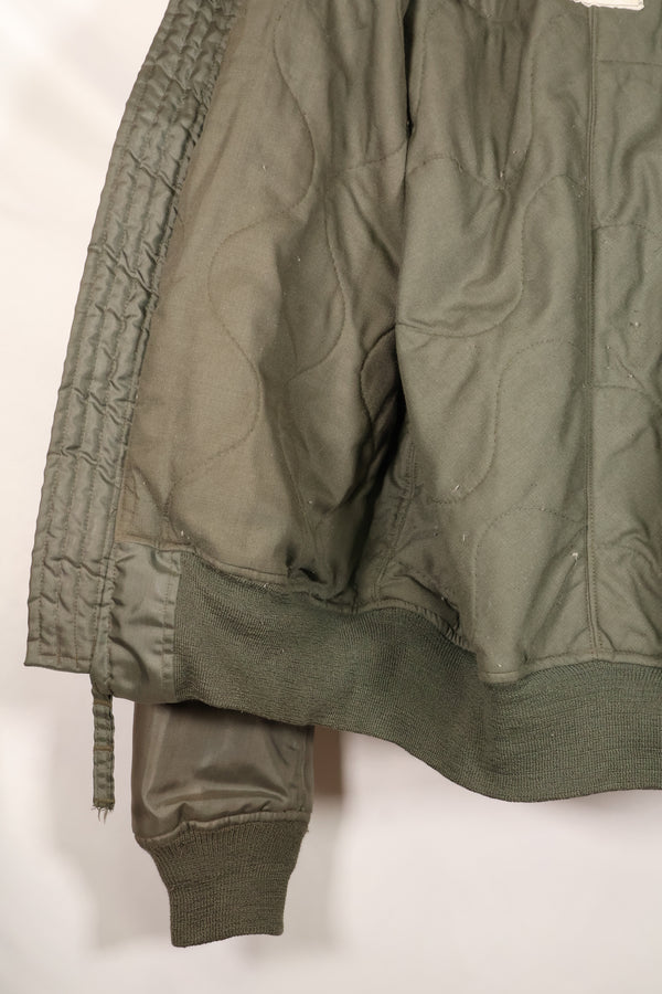 Circa late 1970s Estimated MEDIUM US Navy CWU-45P Flight Jacket Intermediates Used