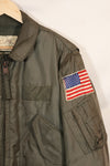 1980 Contract LARGE USS ENTERPRISE UWC-45P Flight Jacket Personalized Custom Used