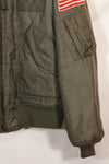 1980 Contract LARGE USS ENTERPRISE UWC-45P Flight Jacket Personalized Custom Used