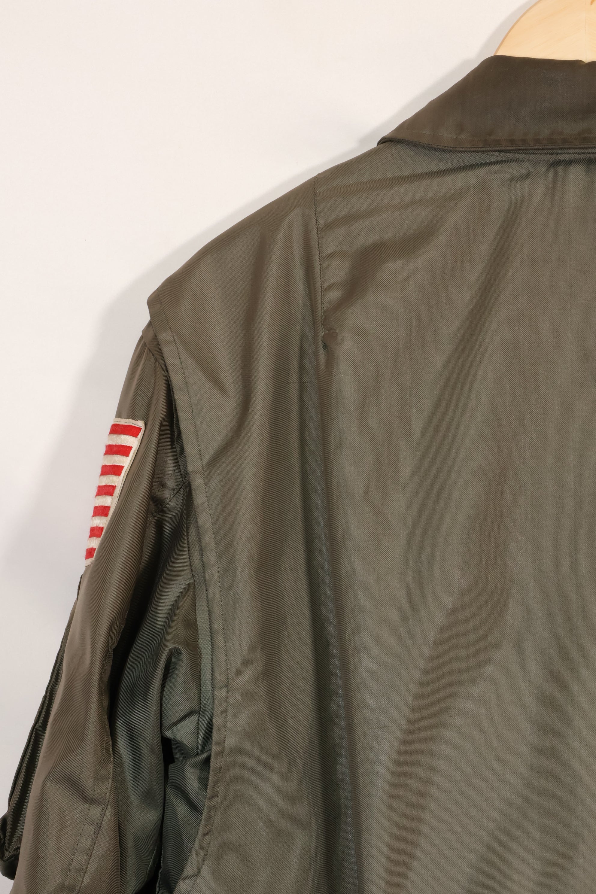 1980 Contract LARGE USS ENTERPRISE UWC-45P Flight Jacket Personalized Custom Used