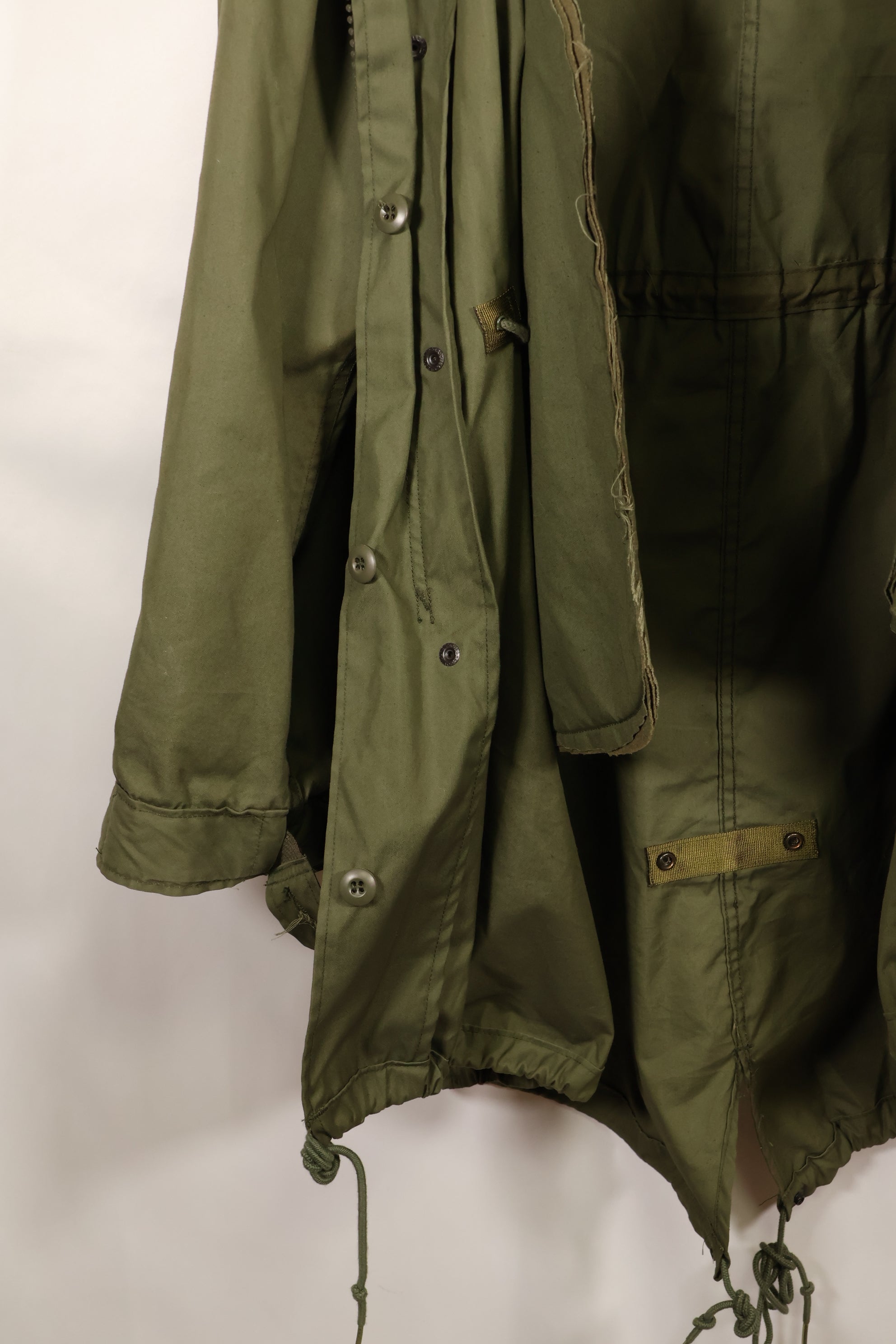 Multiple age lot SMALL M65 field parka fishtail parka, used in good condition, C