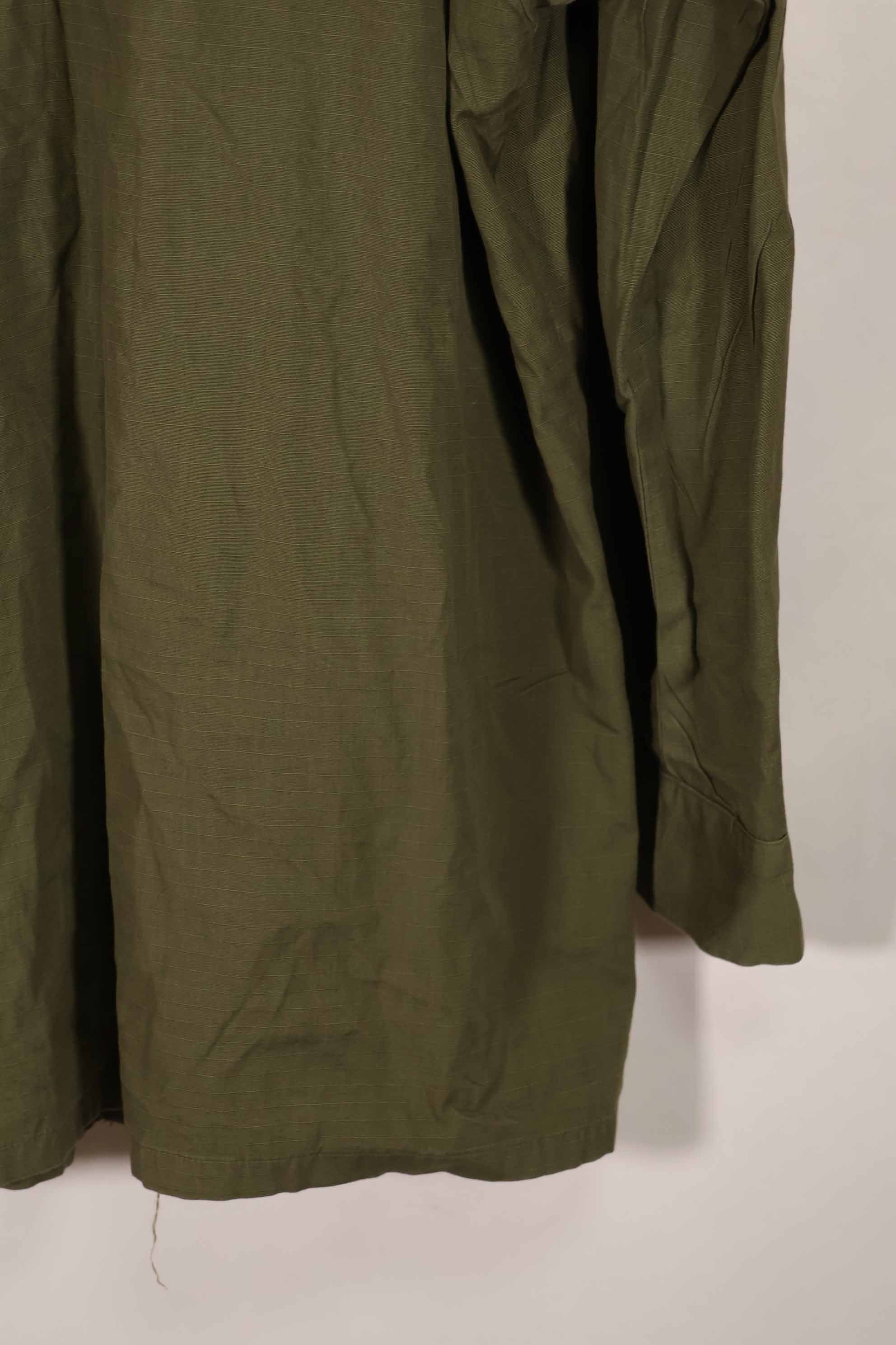 Real 1969 4th Model Jungle Fatigue Jacket L-L with Army patch, used.