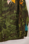 1970-71 large size Vietnam War camouflage poncho tour jacket DA NANG used