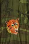 1970-71 large size Vietnam War camouflage poncho tour jacket DA NANG used
