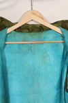 1970-71 large size Vietnam War camouflage poncho tour jacket DA NANG used