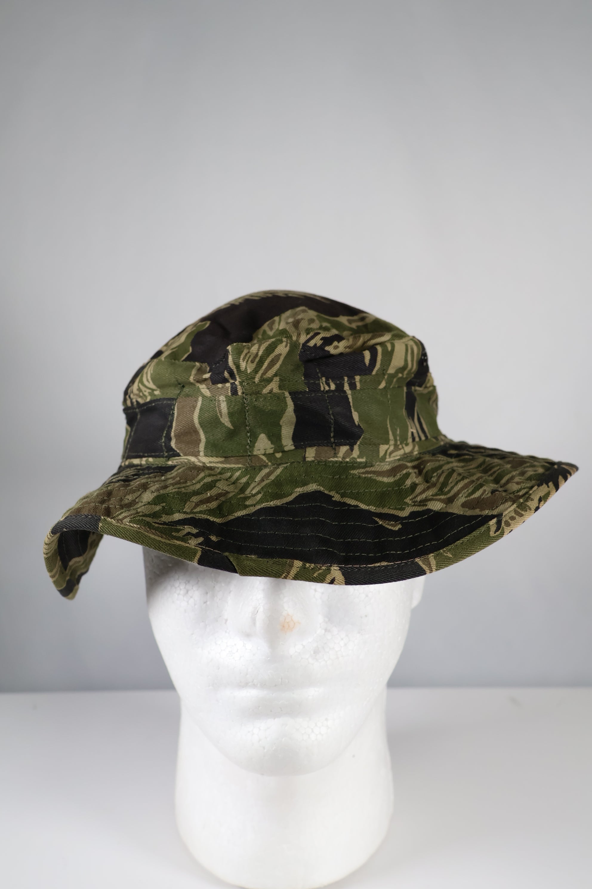 Real Okinawa Tiger Tiger Stripe CISO Cut Boonie Hat Almost unused