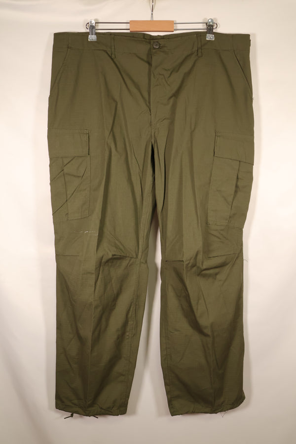 1969 Contract X-L-R 4th Model Ripstop Fabric Jungle Fatigue Pants—Virtually Unused
