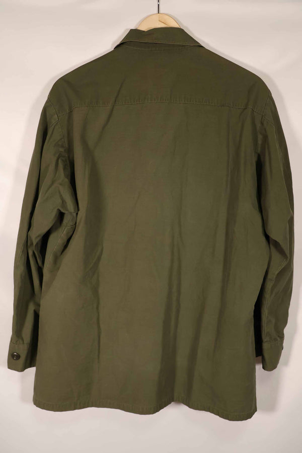 Real 1970 4th Model Jungle Fatigue Jacket M-S with patch marks, used.