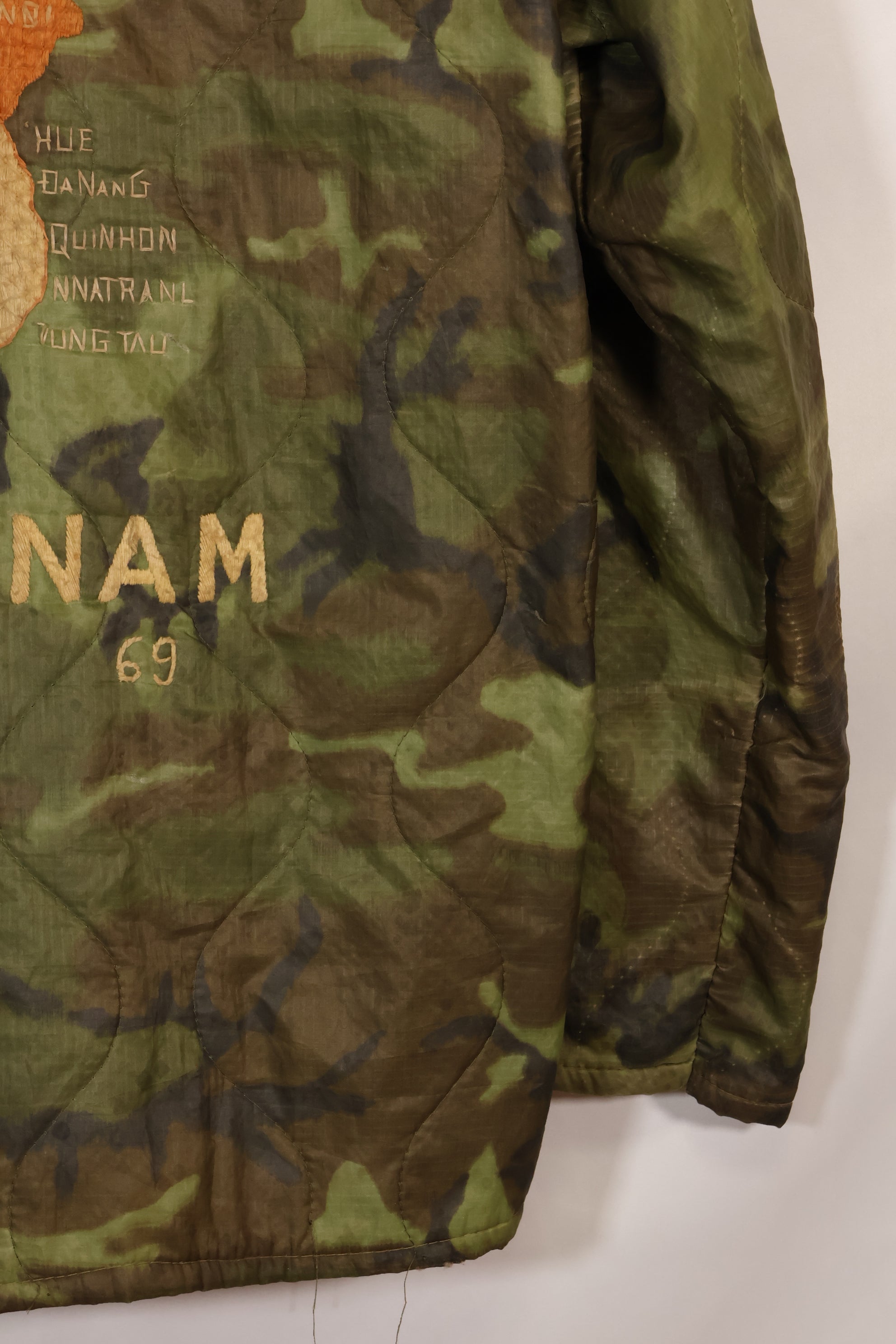 1968-69 large size Vietnam War tour jacket Viet Jean DA NANG used