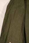 Real 1970 4th Model Jungle Fatigue Jacket M-S with patch marks, used.