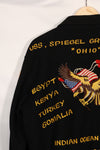 1987 large size US Navy USS SPIEGEL GROVE tour jacket.