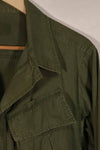 Real 1968 4th Model Jungle Fatigue Jacket, no size tag, used.