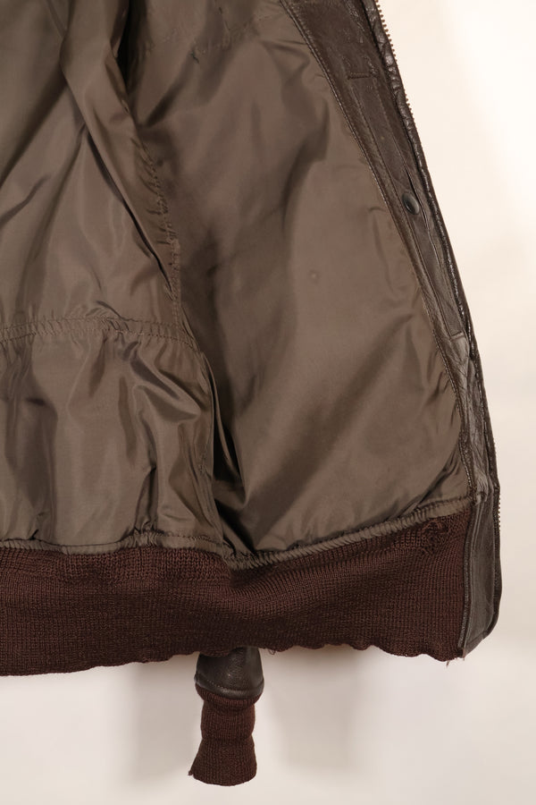 1960年代ロット　サイズ42　アメリカ海軍　G-1　フライトジャケット　Submarine Squadron Sixteen パッチ付き　中古品