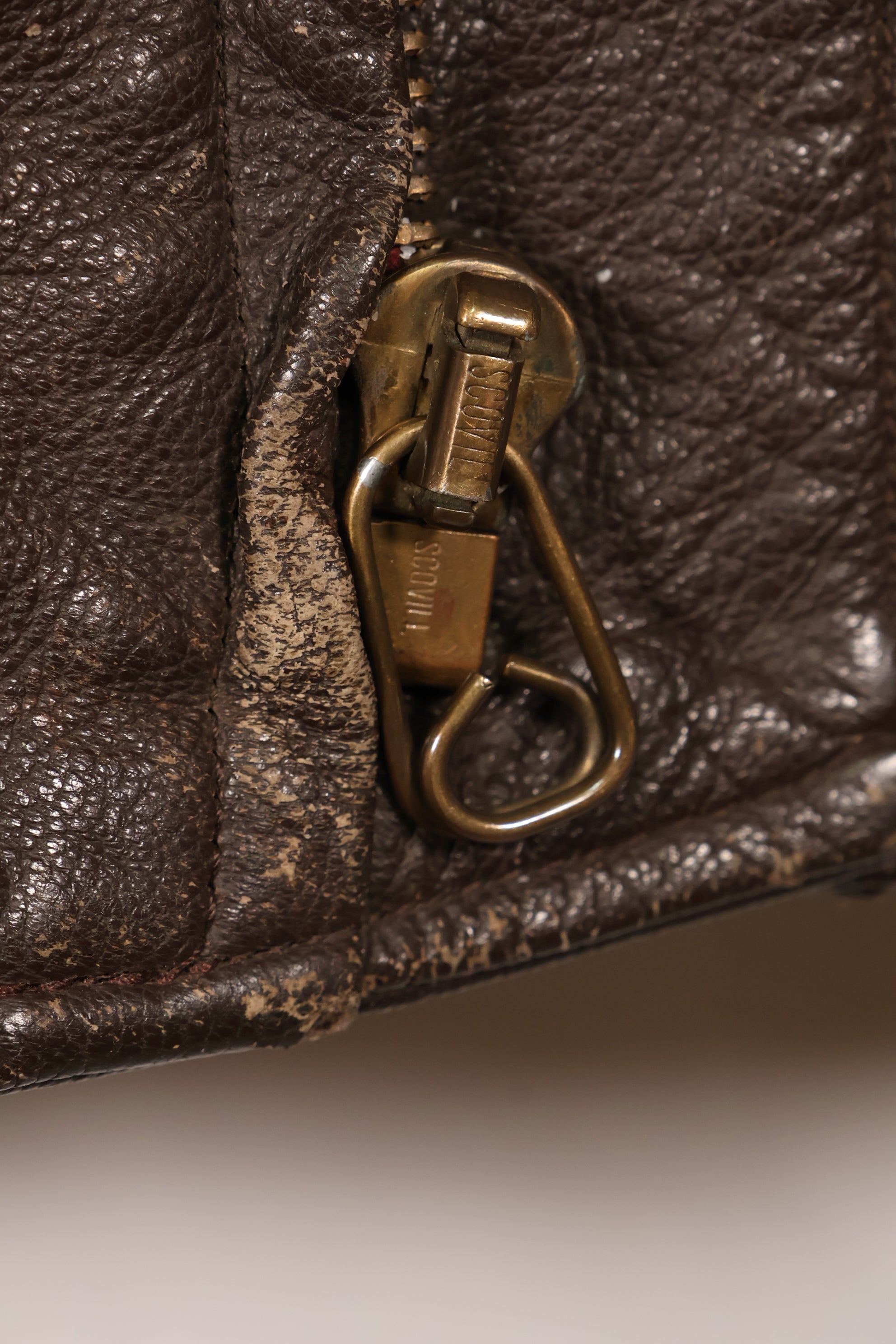 1971 contract size 44 G-1 flight jacket, painted, patches, used.