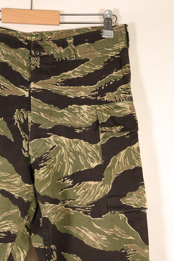 Circa 1965–66; Estimated A-L; Okinawa Tiger Pattern; Tiger Stripe; Pants; Asian Cut; JWD; Used