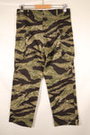Circa 1965–66; Estimated A-L; Okinawa Tiger Pattern; Tiger Stripe; Pants; Asian Cut; JWD; Used