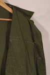 Real 1969 4th Model Jungle Fatigue Jacket, M-R, stained, used.