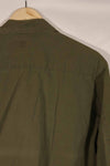 Real 1970 4th Model Jungle Fatigue Jacket M-R Sleeve stains, used.