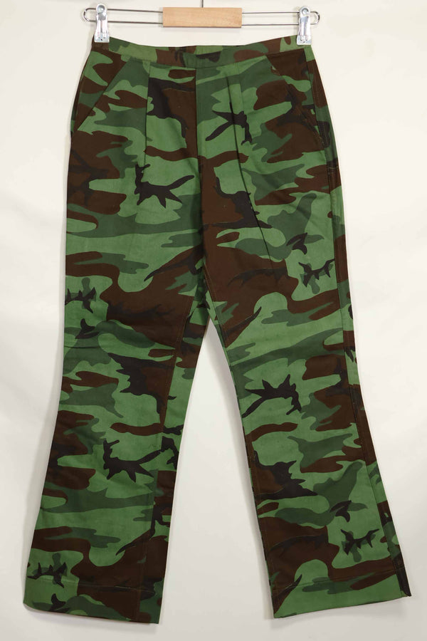 1960s U.S. Army Advisor ARVN BDQ Ranger Women's Leaf Camouflage Pants, never used.