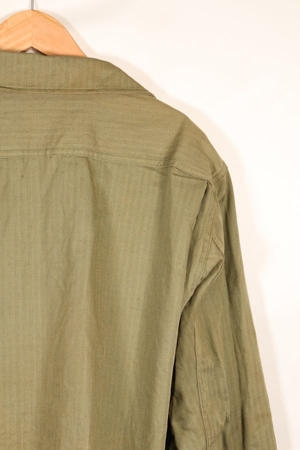 1940s 44R U.S. Army M-41 HBT utility jacket, almost unused.
