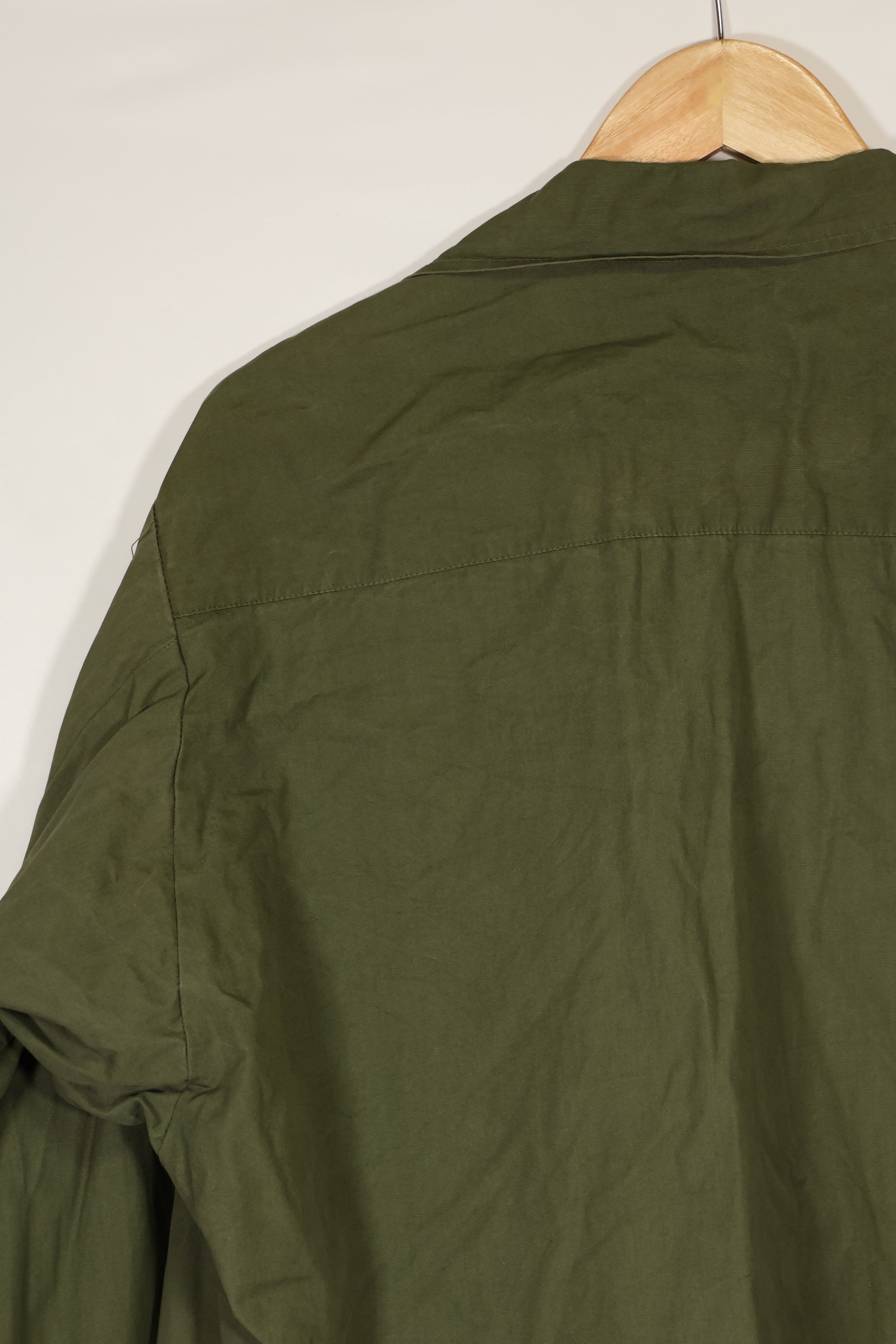 Real 1966-1967 3rd Model Jungle Fatigue Jacket L-R with damage.