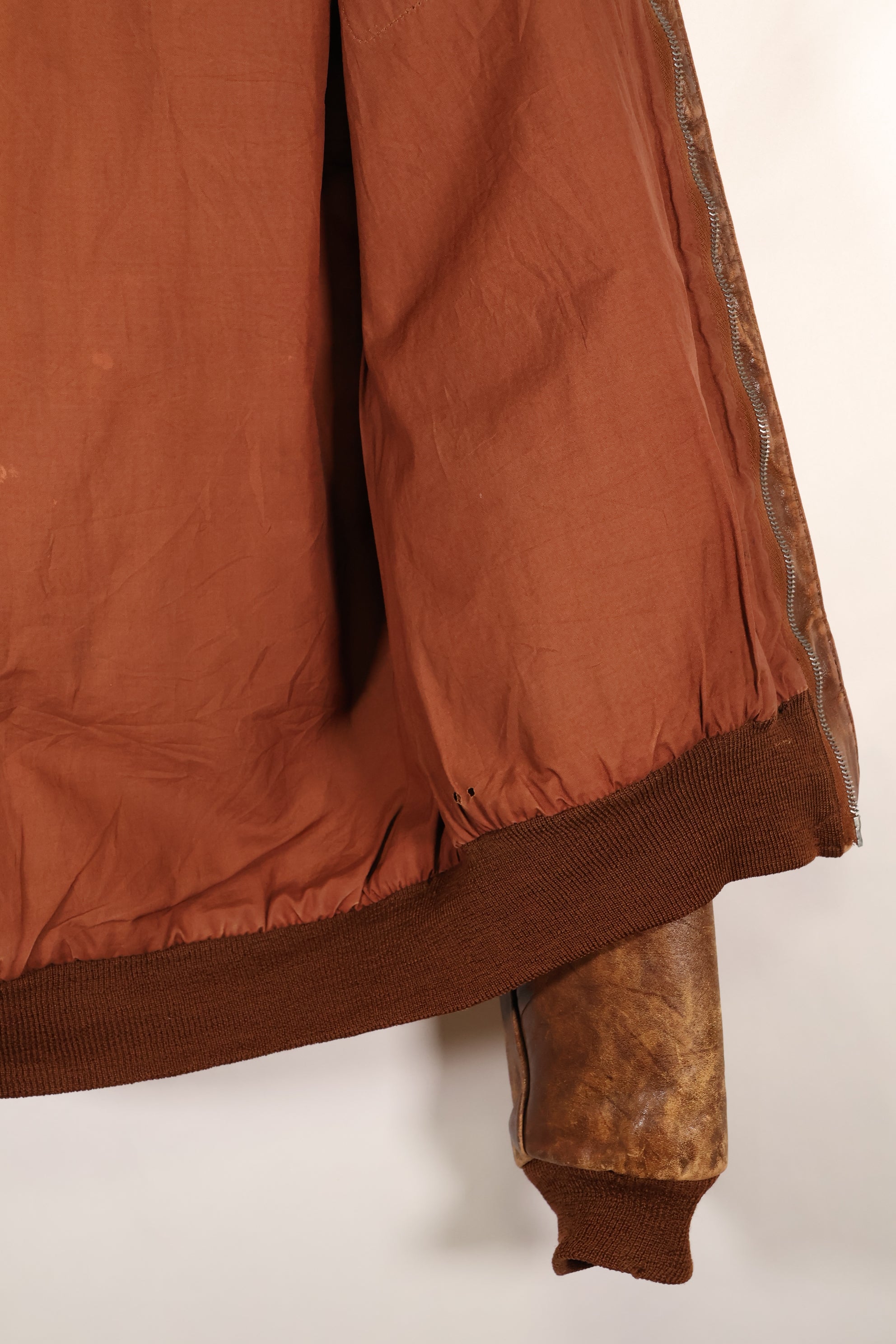 1940s size 42 USAAF A-2 flight jacket Rough Wear Clothing Co. used