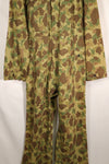 1940s U.S. Army &amp; Marine Corps Frogskin camouflage coveralls in good condition.