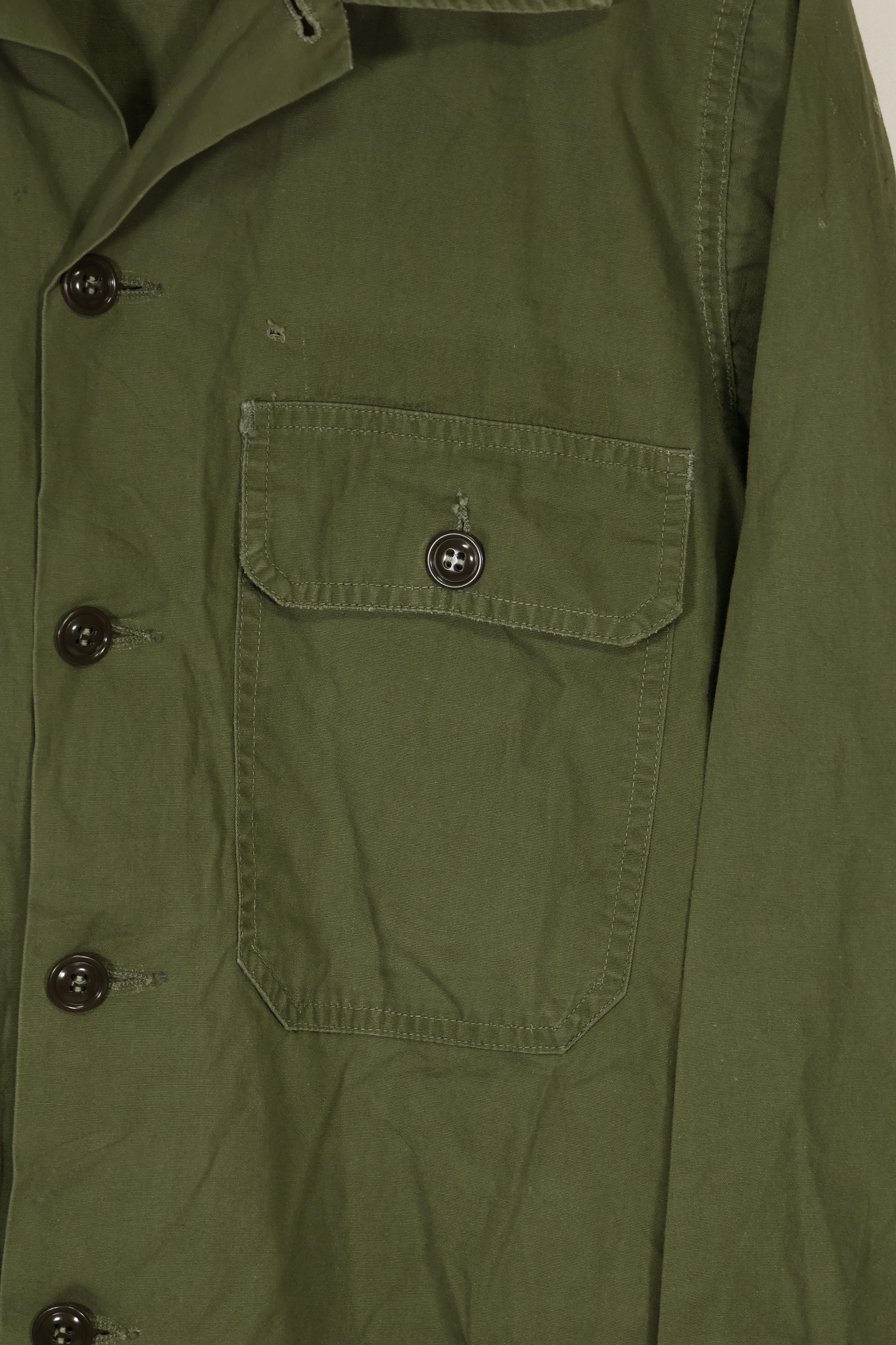 Real Poplin OG-107 utility shirt, used, no size tag.