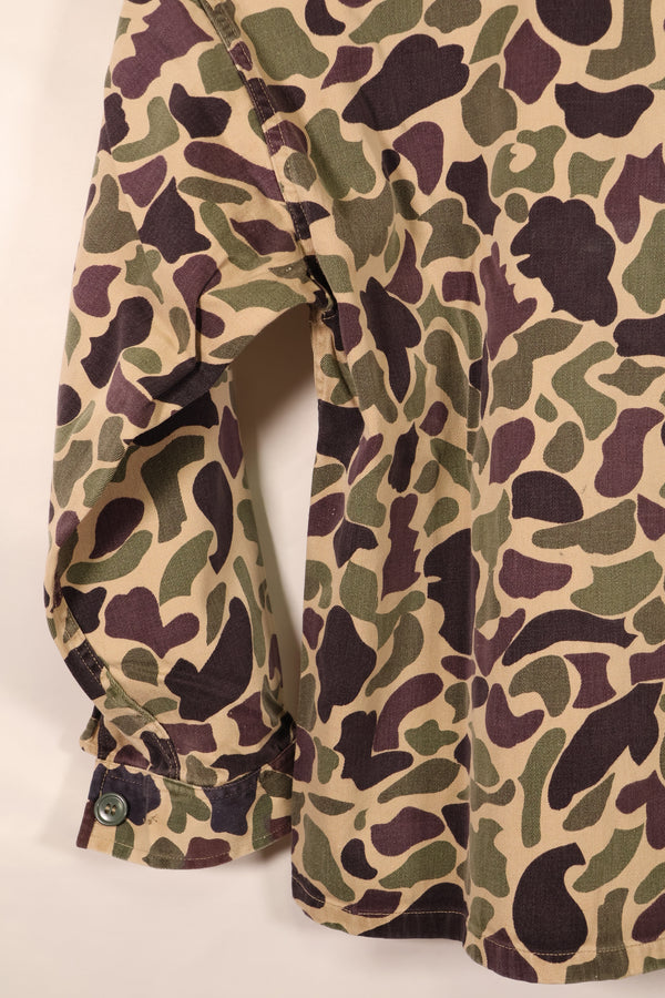 Early 1960s, A-M Equivalent, CIDG, Beogam Camouflage, Asian Cut, Shirt, Locally Made, Frog Skin Camouflage, Used