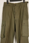 Real U.S. Army M45 pants with additional pocket modification, used.