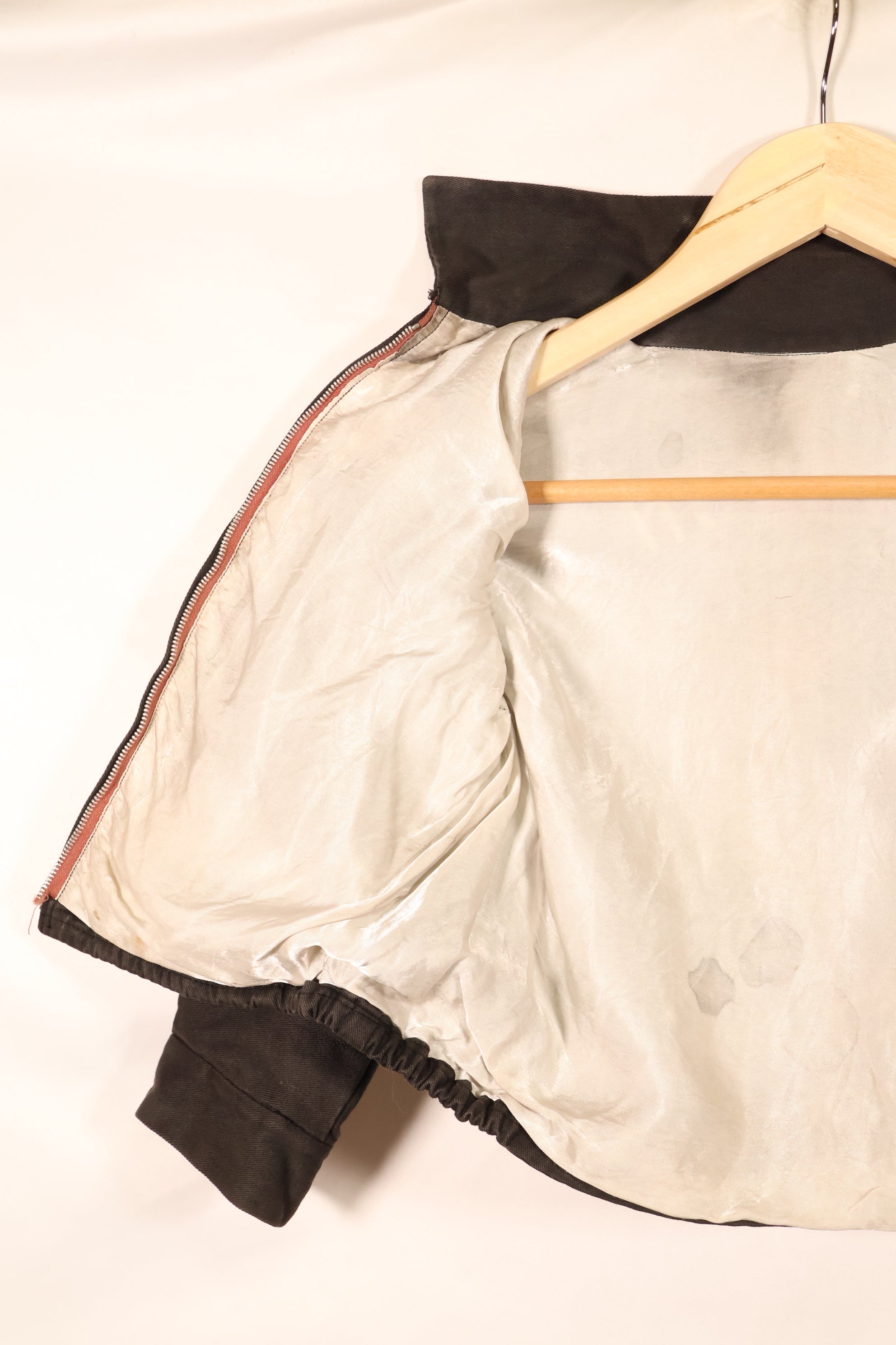 1966, Children size, Vietnam War, Tour Jacket, Viet Cong, QUINHON, Zipper Damaged, Used