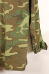 1966-67 Contract M-R ERDL Early Print Jungle Fatigue Jacket Used