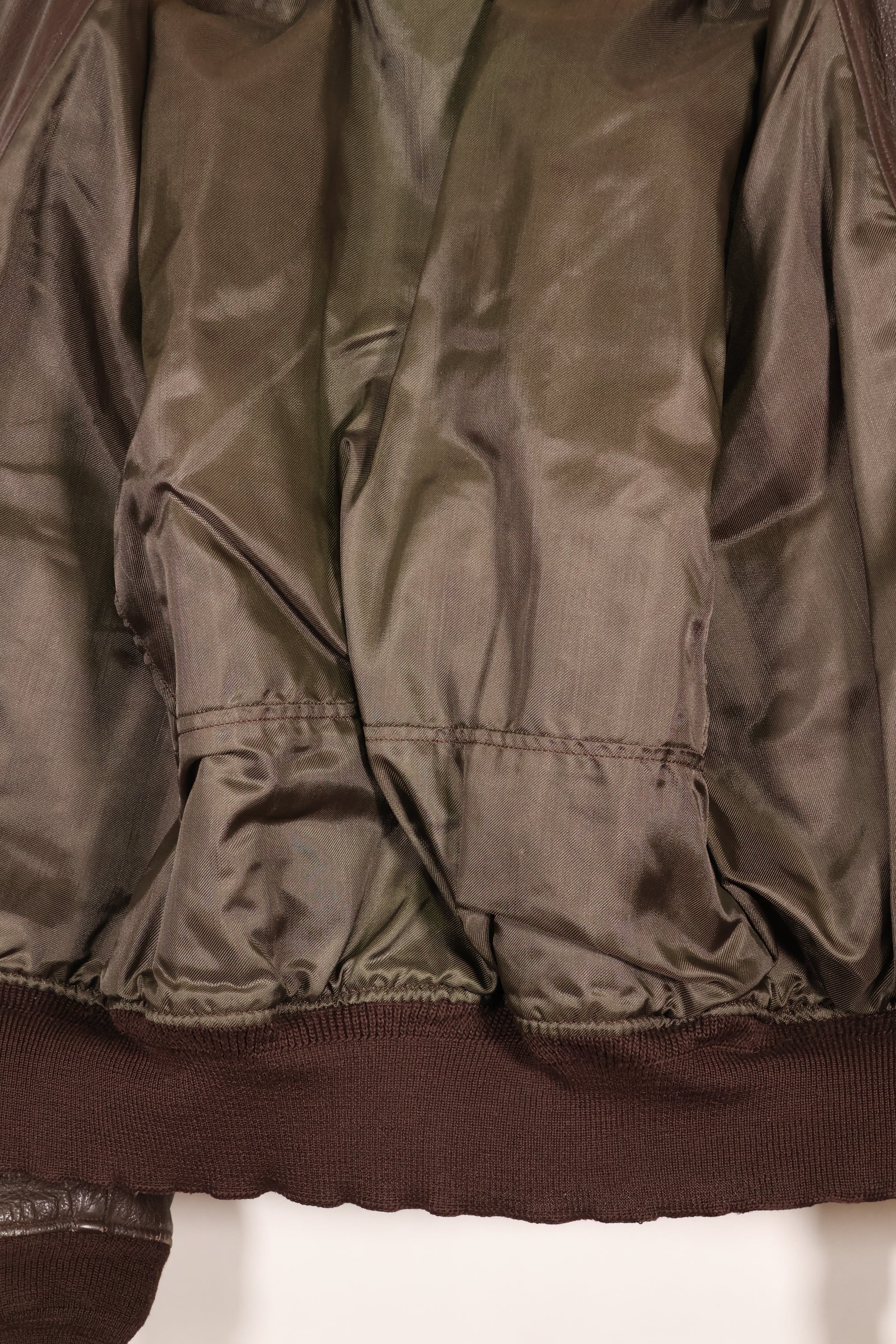 Early 1960s lot size 42 G-1 intermediates zone flight jacket, used.