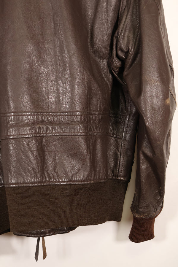 1970 contract size 42 G-1 flight jacket USS AMERICA with patch, used.