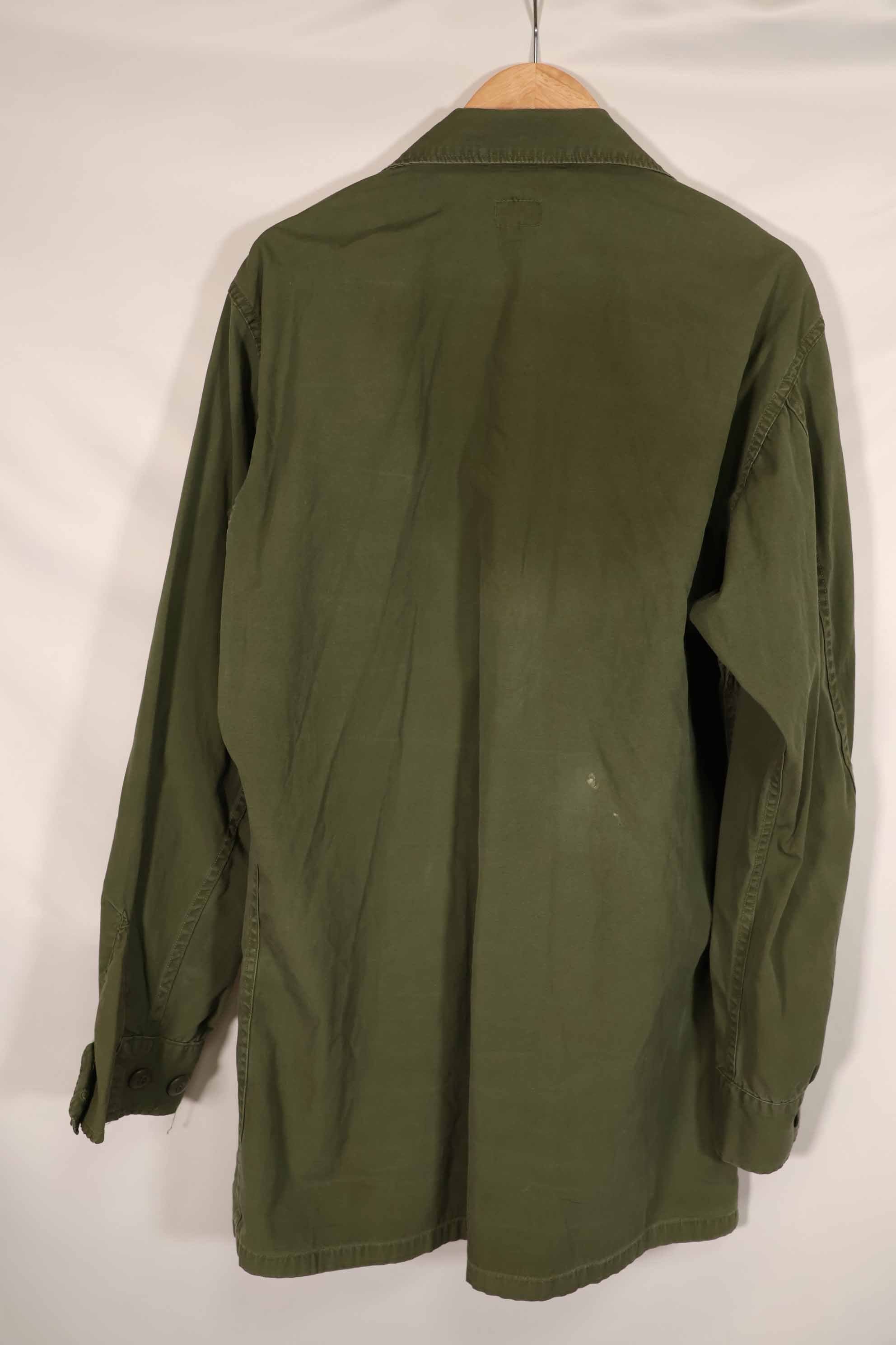 Real 3rd Model Jungle Fatigue Jacket manufactured circa 1966-67 2nd Model eclectic S-L used