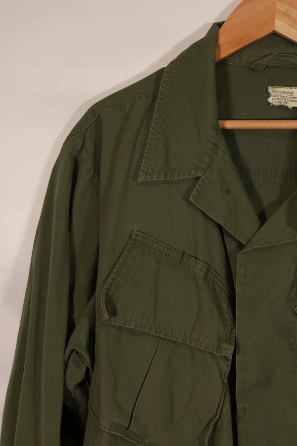 Real 1967 3rd Model Jungle Fatigue Jacket M-R with patch on back, used.