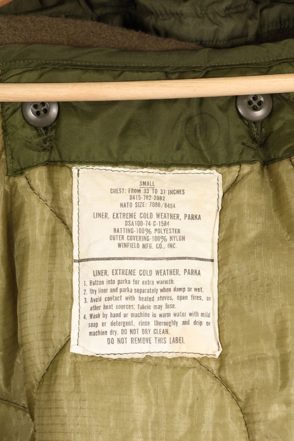 1970s Lot Mix M-R M65 Field Parka Fishtail Brass Zipper Used