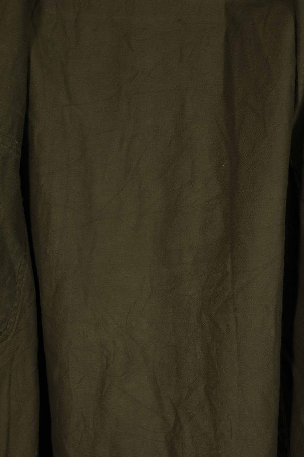 Real early 1960s lot US Army OG-107 utility shirt, used A