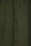 Real 1963 U.S. Army OG-107 utility shirt, no size tag, used, B