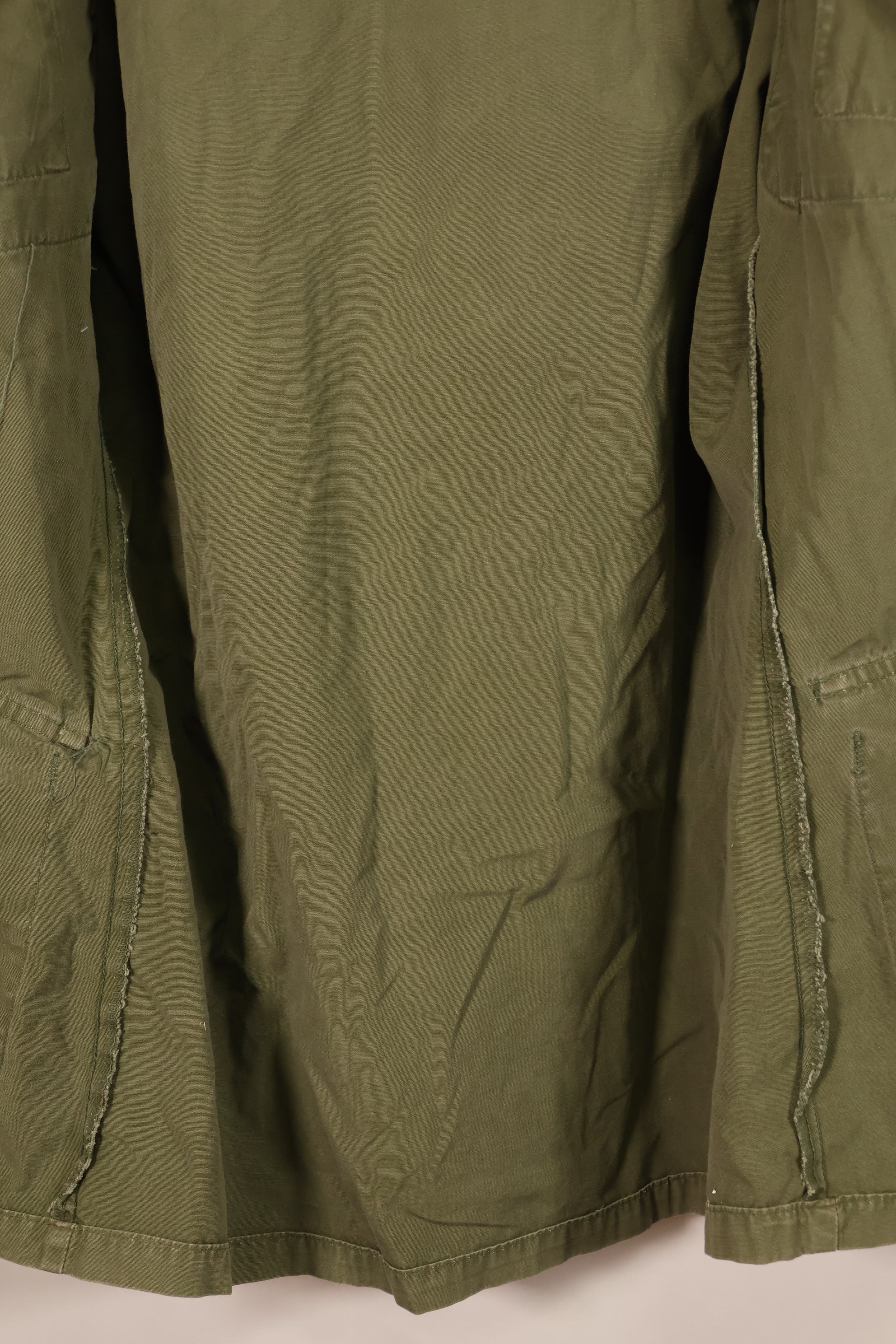 Around 1967; S-R 3rd Model Jungle Fatigue Jacket; Slightly Faded; Used