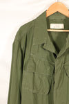 Circa 1966-67 L-R 2nd Model 3rd Model eclectic jungle fatigues jacket, used, good condition.