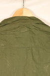 1967 Contract, L-L, Virtually Unused, 3rd Model Jungle Fatigue Jacket, Stains on the Back, Used
