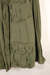 1970 Contract M-S 4th Model Jungle Fatigue Jacket, faded, used.
