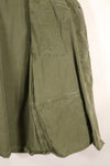 1970 Contract M-S 4th Model Jungle Fatigue Jacket, faded, used.